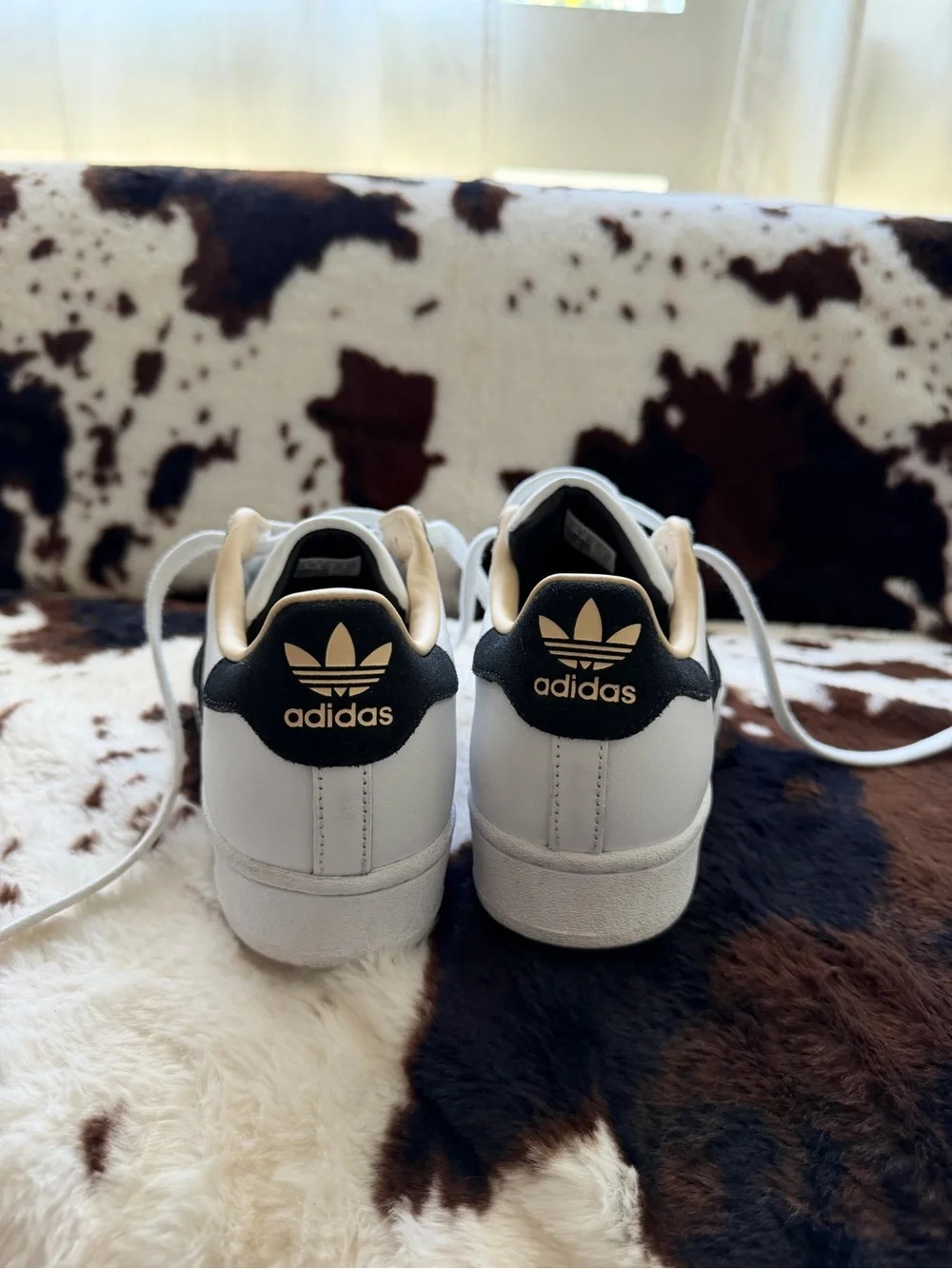 ADIDAS SUPERSTAR - WHITE, BLACK & Cream